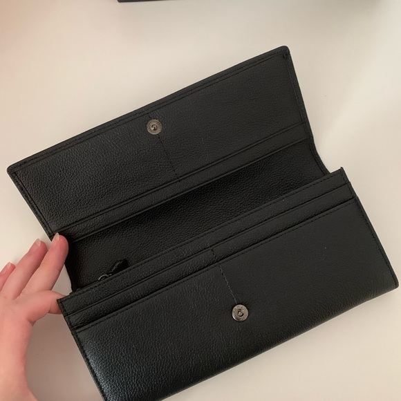 Lipault Black Leather Wallet - Picture 2 of 7